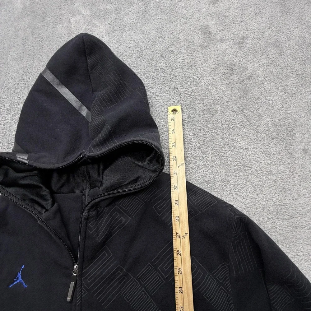Vintage 2009 Air Jordan Space Jam 11 Reversible Zip Up Hoodie Size Large